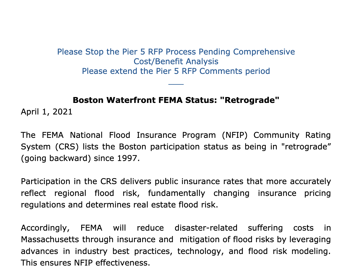 Boston as being in “Retrograde”